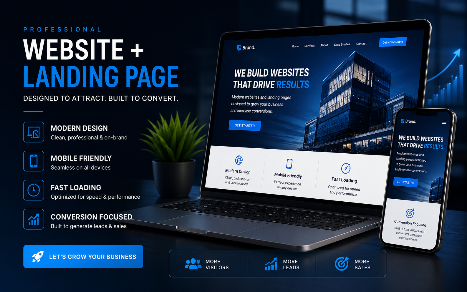 Professional conversion-focused website design and SEO