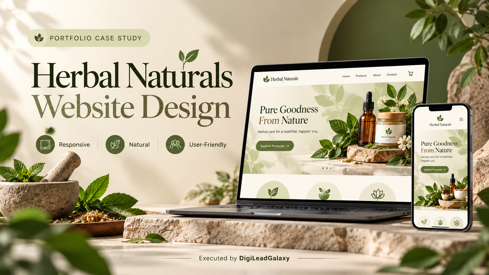 Herbal Naturals - Website Development & Off-Page SEO