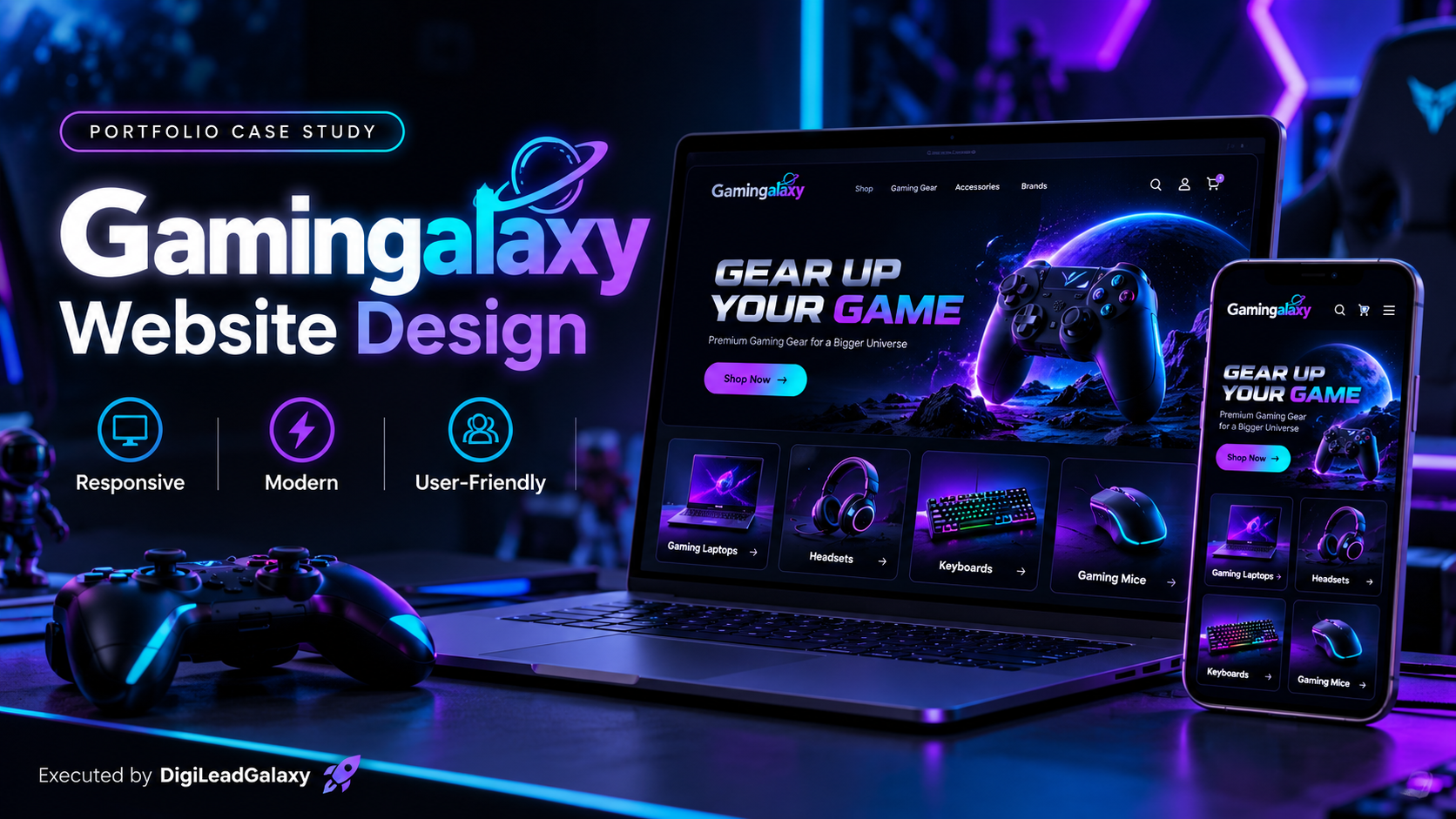 Gamingalaxy - Website Design & Development