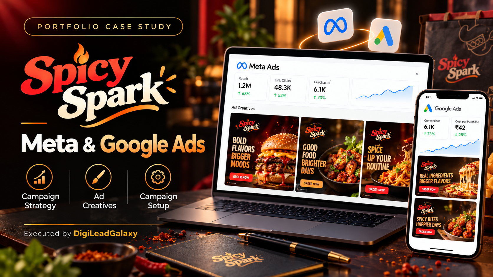 Spicy Spark - Meta & Google Ads